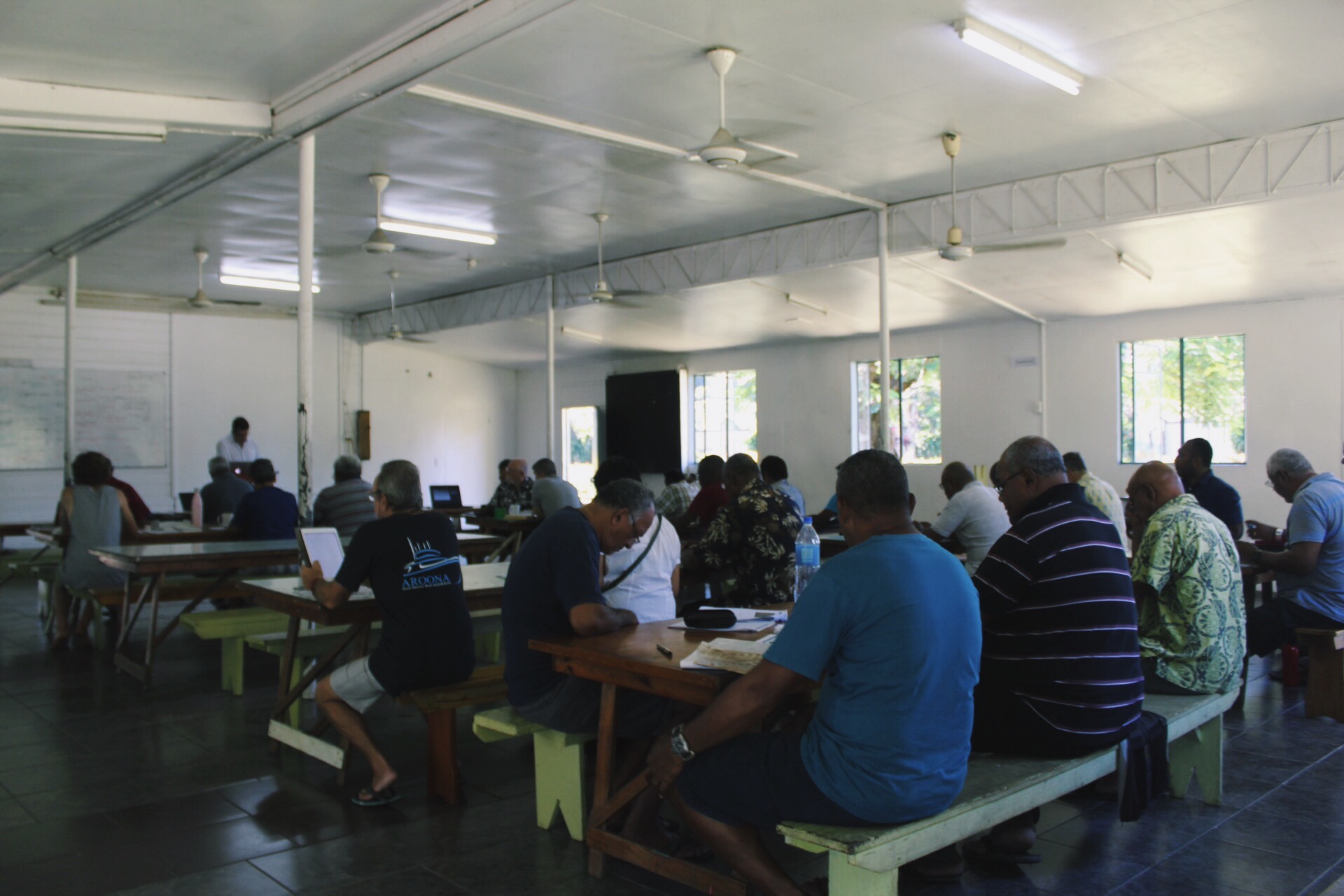Preaching training in Fiji, January this year