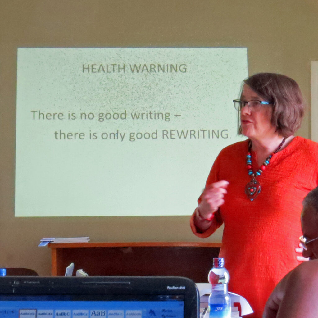 Isobel Stevenson writers workshop Ethiopia June 2017